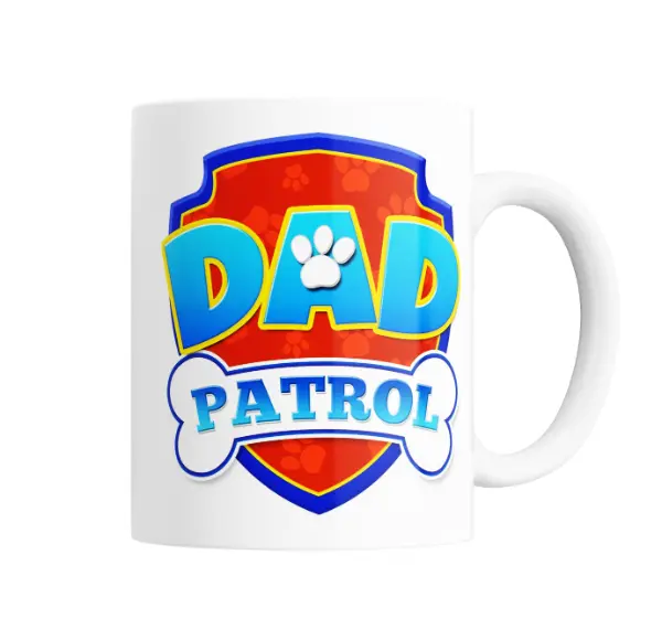 Taza de Cerámica Paw Patrol Dad Patrol Día del Padre