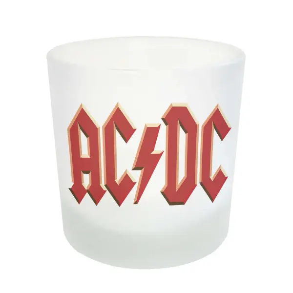 Vaso de Whisky AC/DC Logo Rojo