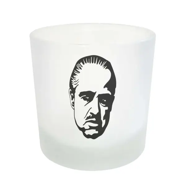 Vaso de Whisky El Padrino Don Vito Corleone Retrato