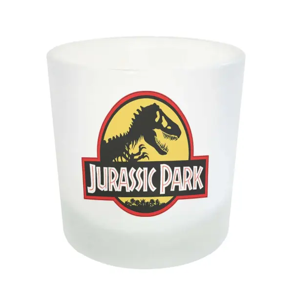 Vaso de Whisky Jurassic Park Logo Dinosaurio
