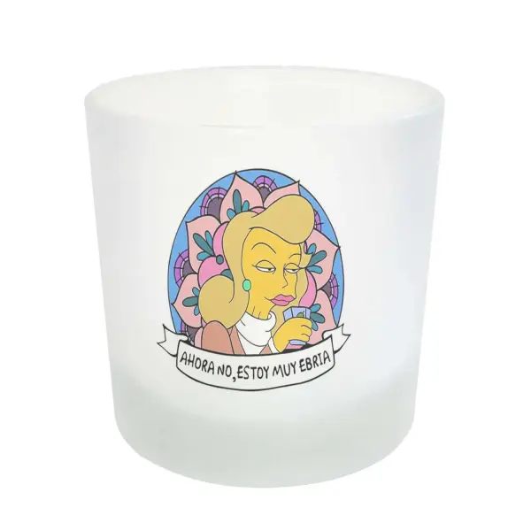 Vaso de Whisky Los Simpson Ahora no estoy muy ebria