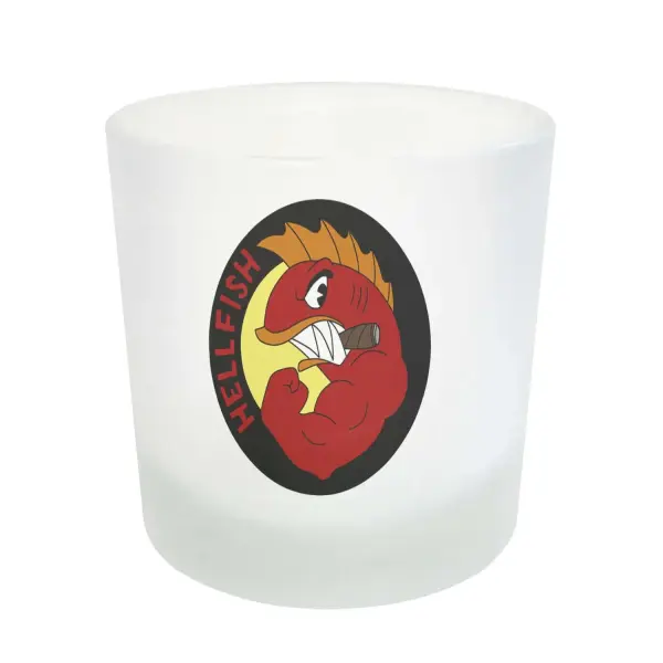 Vaso de Whisky Los Simpson Hellfish Pez Musculoso con Habano
