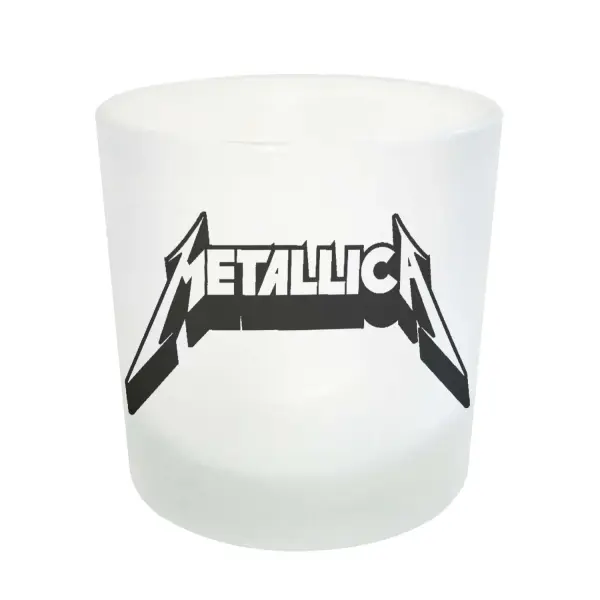 Vaso de Whisky Metallica Logo