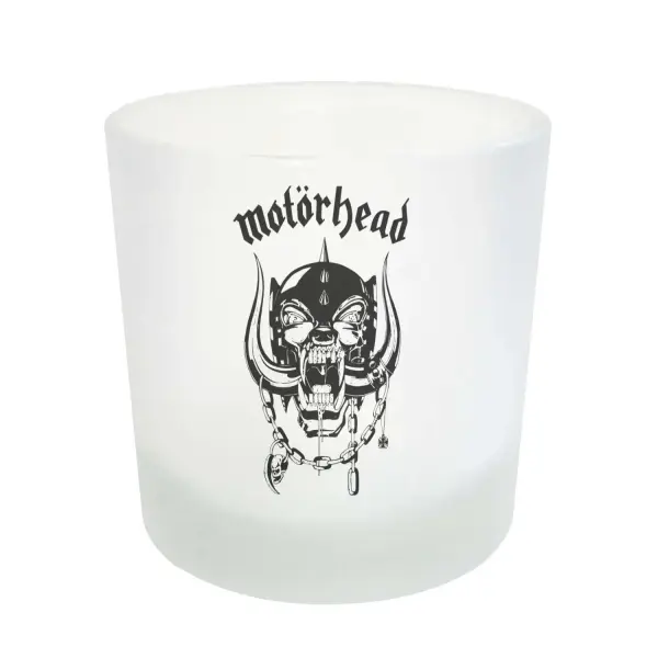 Vaso de Whisky Motorhead Logo y Calavera
