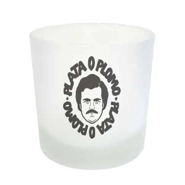Vaso de Whisky Pablo Escobar Plata o Plomo