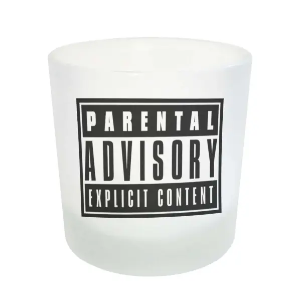 Vaso de Whisky Parental Advisory Explicit Content