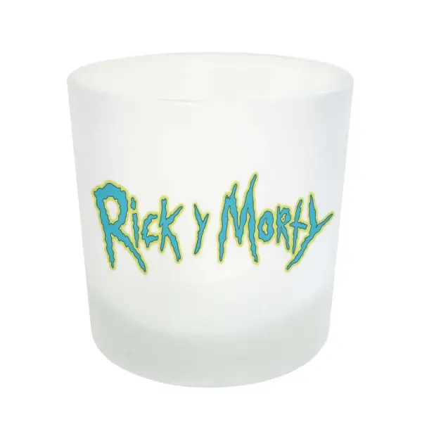 Vaso de Whisky Rick y Morty Logo