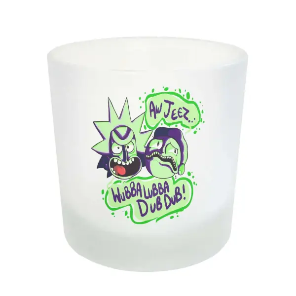 Vaso de Whisky Rick and Morty Rick y Morty Wubba Lubba Dub Dub
