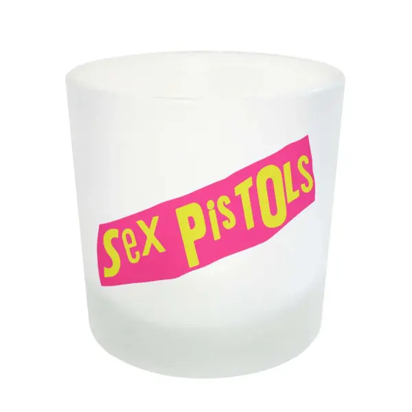 Vaso de Whisky Sex Pistols Logo Rosa