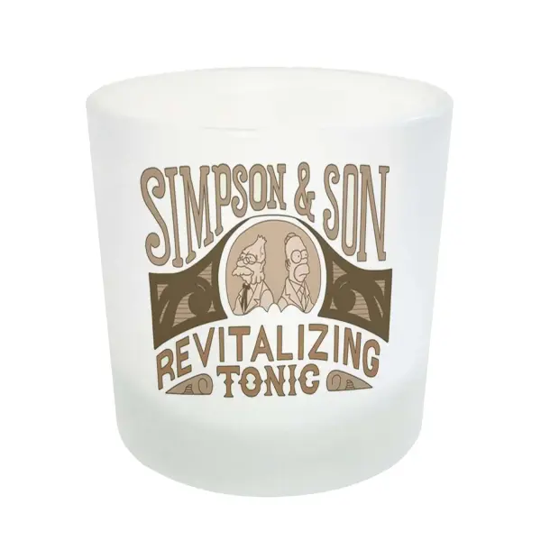 Vaso de Whisky Los Simpson Simpson & Son Revitalizing Tonic