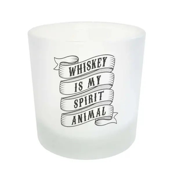 Vaso de Whisky Whiskey Is My Spirit Animal