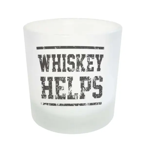 Vaso de Whisky Whiskey Helps