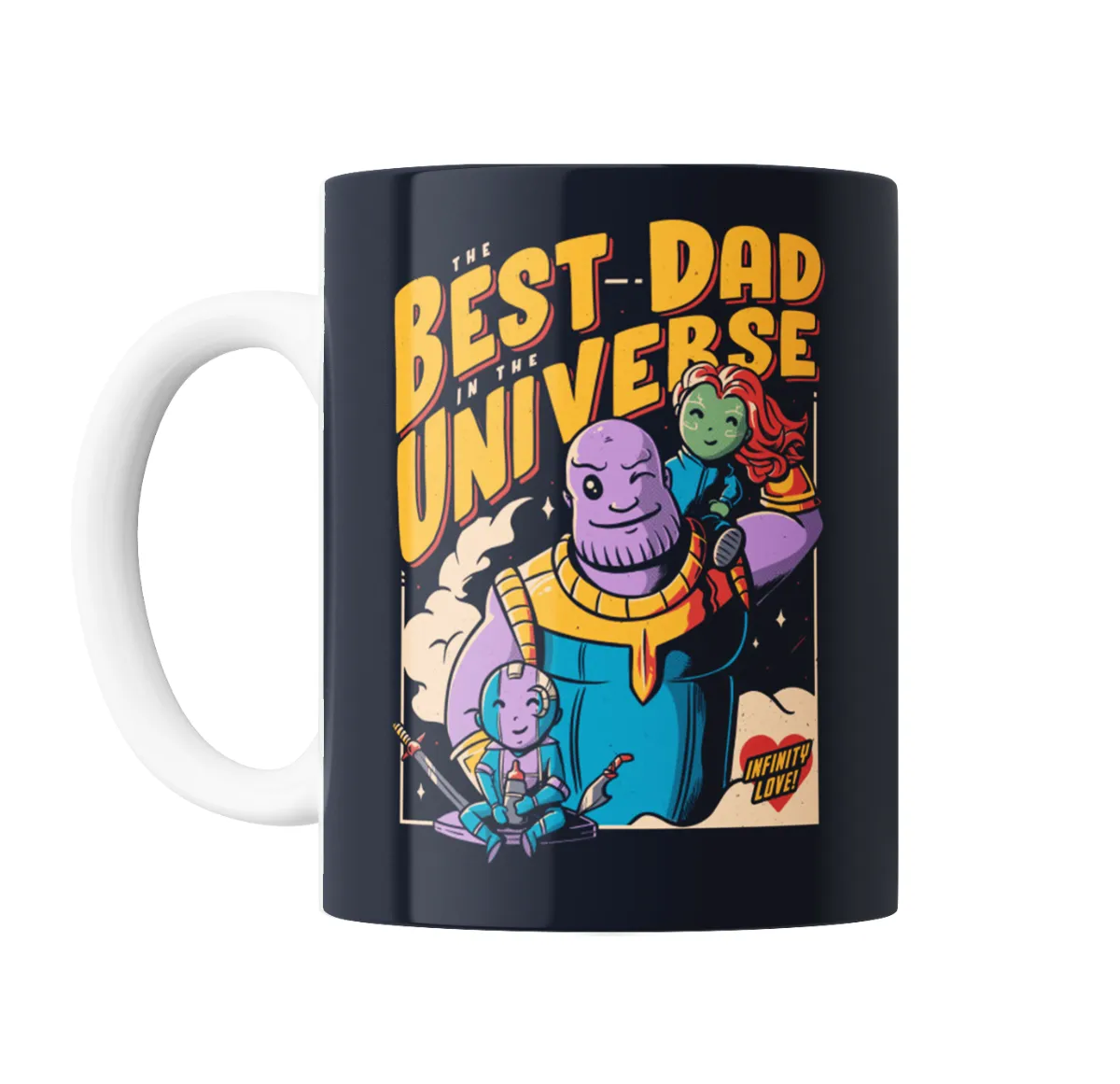 Taza de Cerámica Thanos The Best Dad in the Universe - vista 2