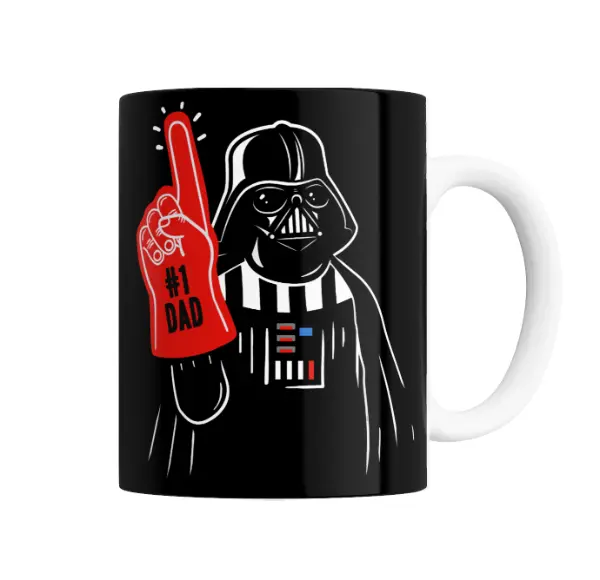 Taza de Cerámica Star Wars Darth Vader Número 1 Papá