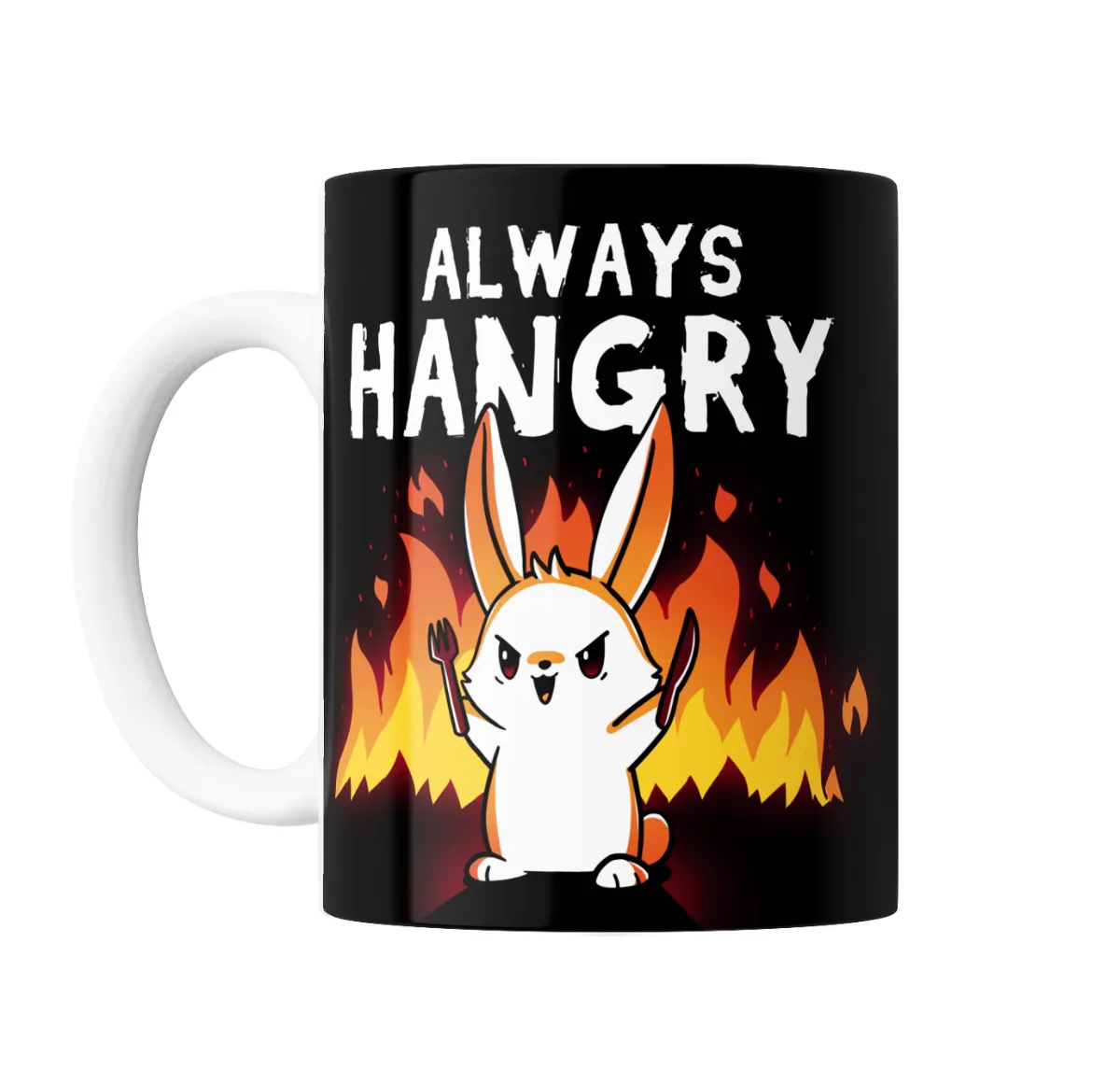 Taza de Cerámica Always Hangry Conejo Antisocial - vista 2