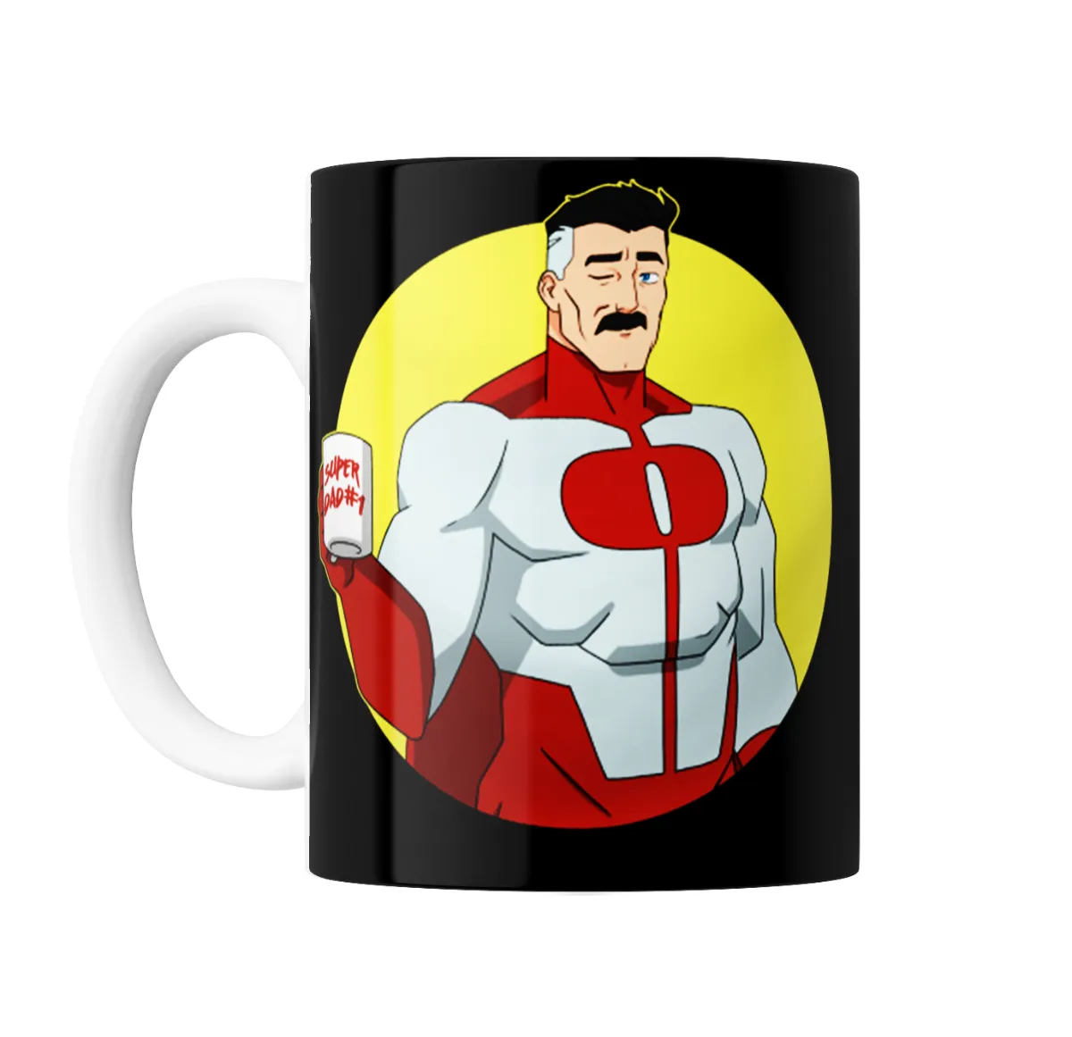 Taza de Cerámica Invincible Omni-Man Super Papá Nº1 - vista 2
