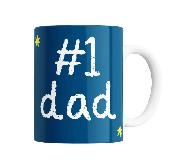 Taza de Cerámica #1 Dad Día del Padre