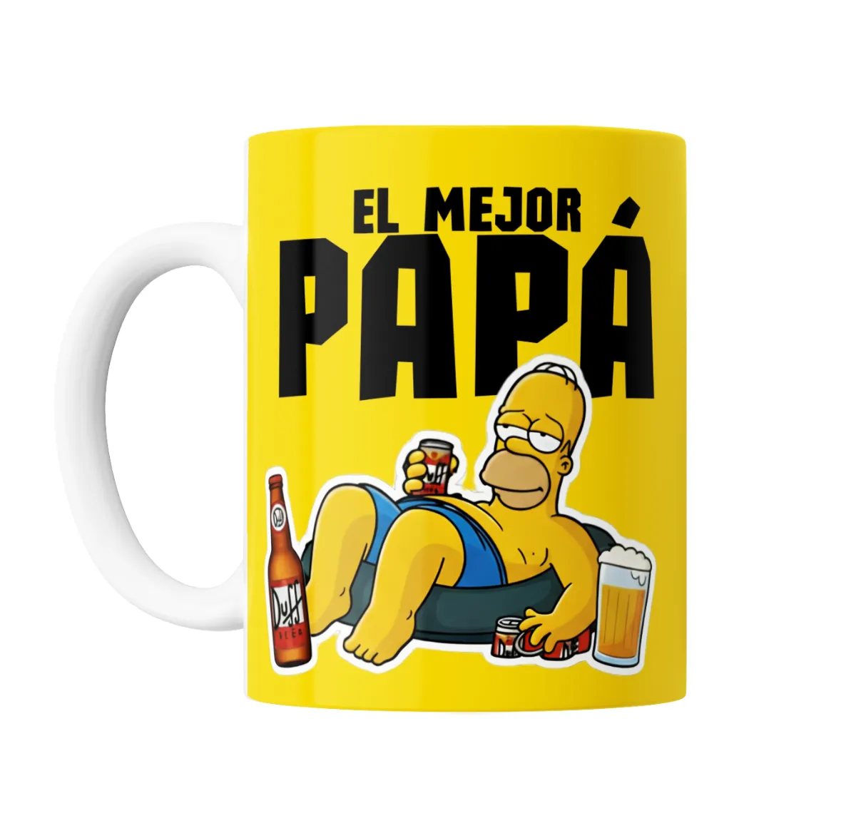 Taza de Cerámica Los Simpson Homero El Mejor Papá Duff - vista 2