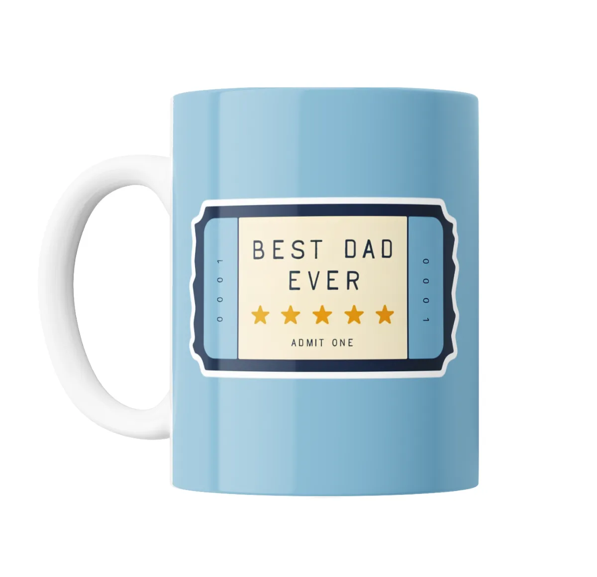Taza de Cerámica Best Dad Ever Entrada - vista 2