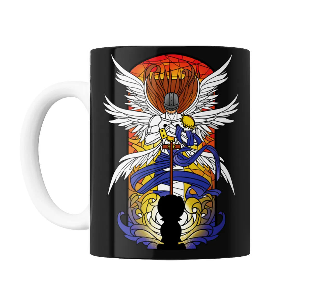 Taza de Cerámica Digimon Angemon Vitral - vista 2