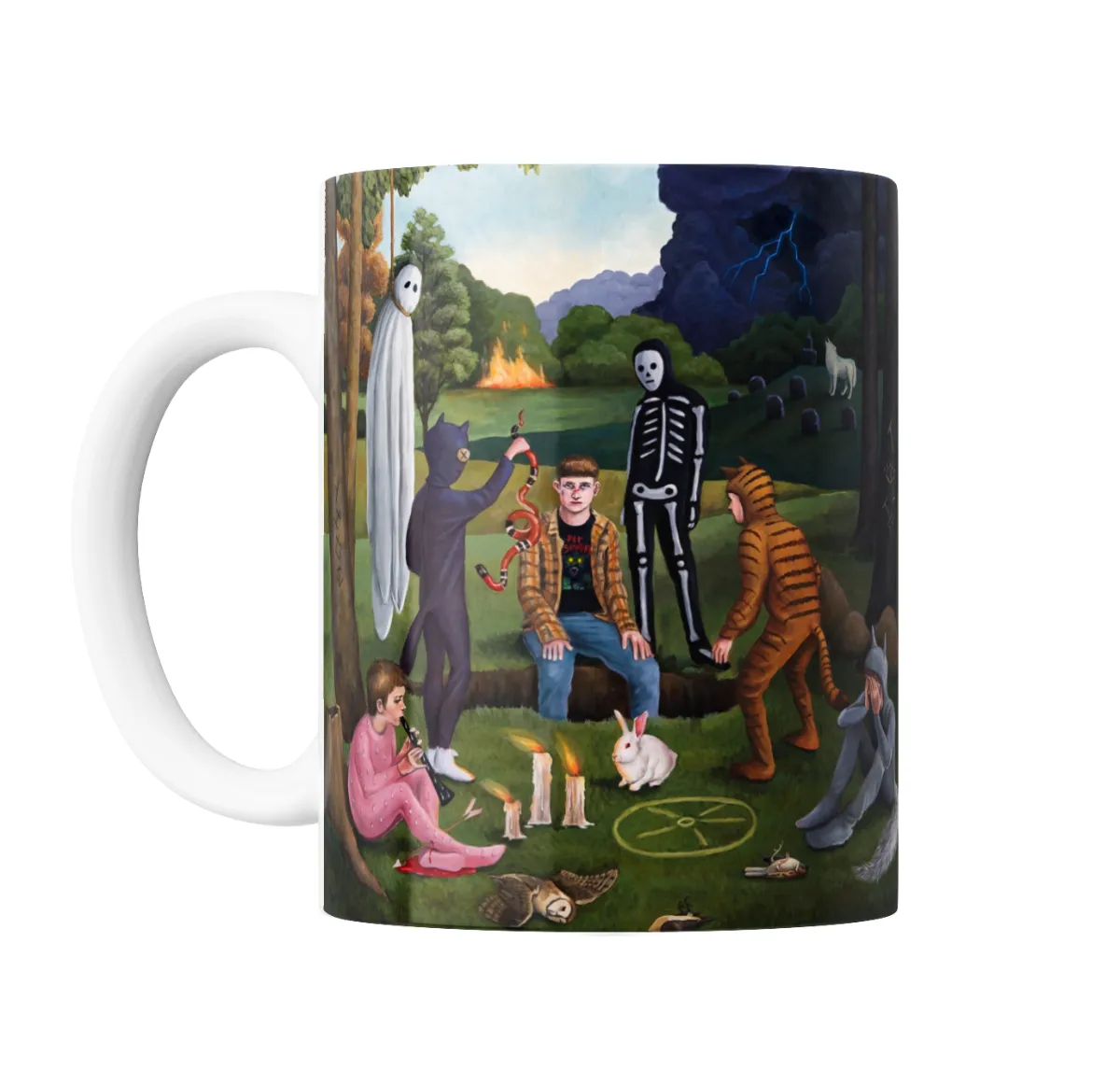 Taza de Cerámica Dillom Ritual en el Bosque - vista 2