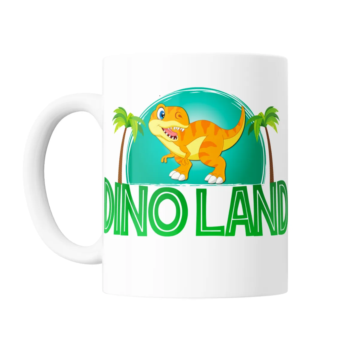 Taza de Cerámica Dino Land Tiranosaurio Bebé - vista 2