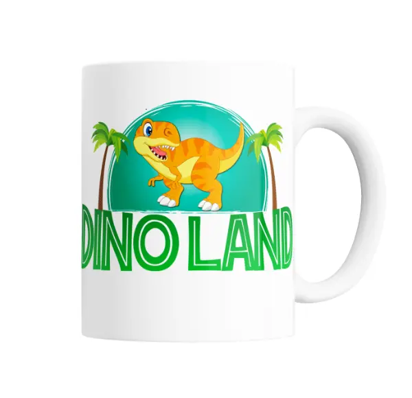Taza de Cerámica Dino Land Tiranosaurio Bebé