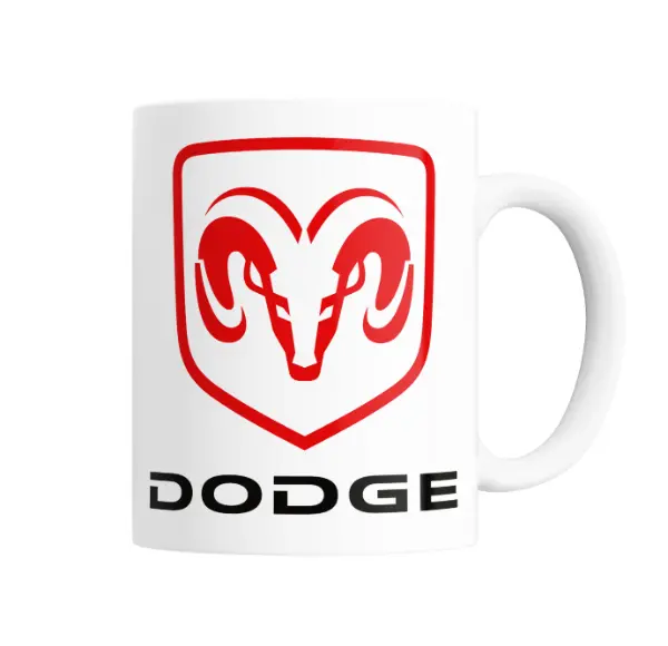 Taza de Cerámica Dodge Cabeza de Carnero