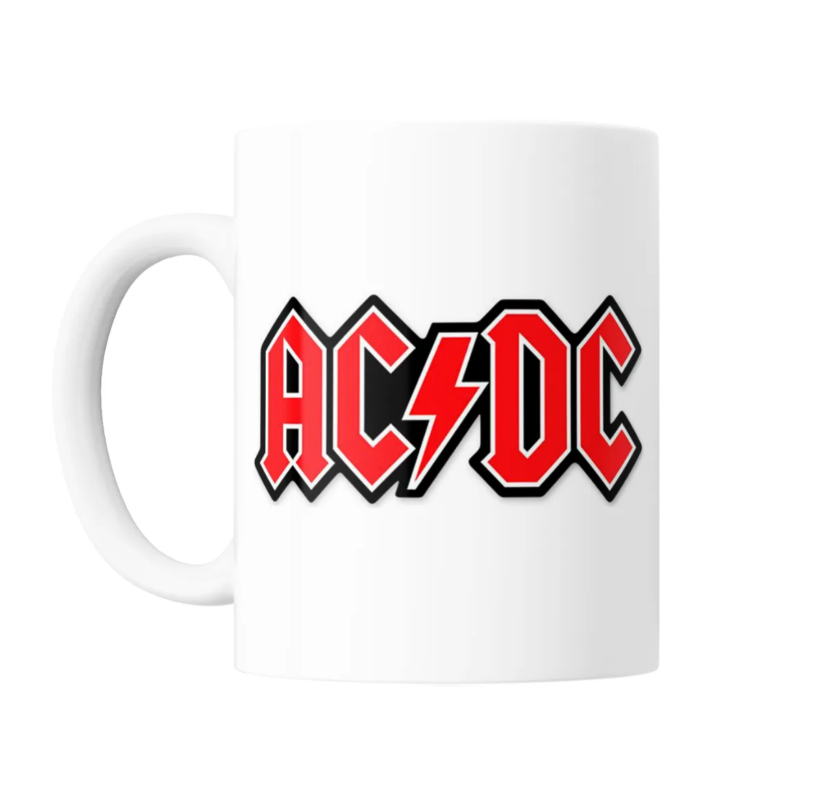 Taza de Cerámica AC/DC Logo Rojo - vista 2
