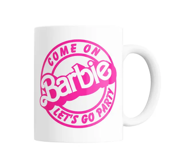 Taza de Cerámica Barbie Come On Let's Go Party