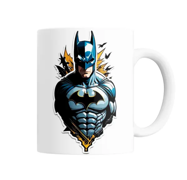 Taza de Cerámica Batman Estilo Cómic Chopp