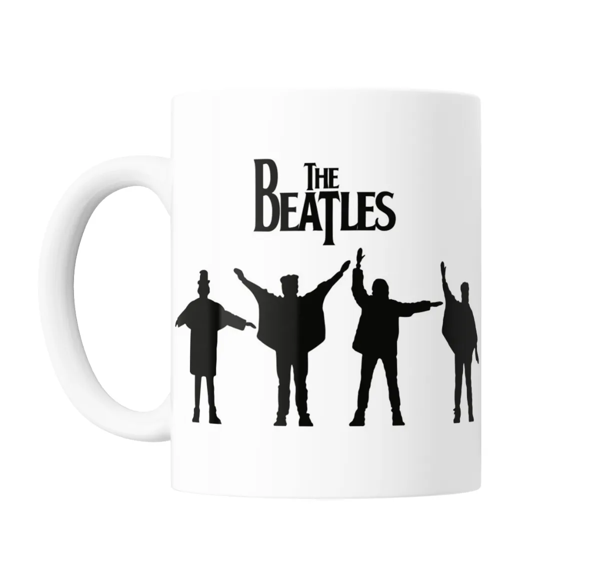 Taza de Cerámica The Beatles Siluetas - vista 2