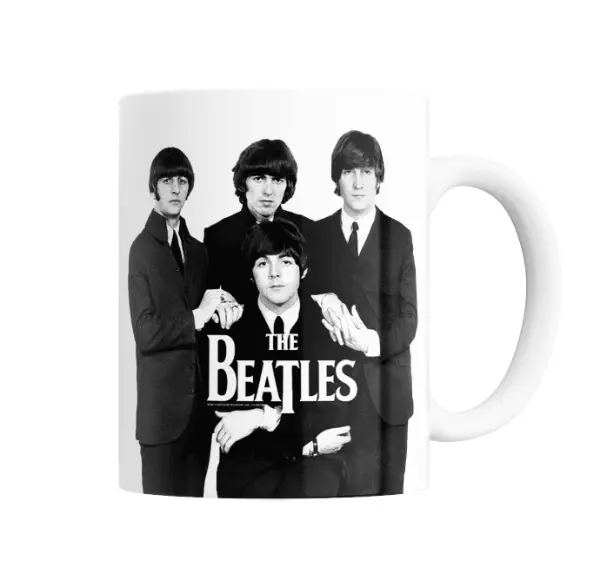 Taza de Cerámica The Beatles Foto Blanco y Negro