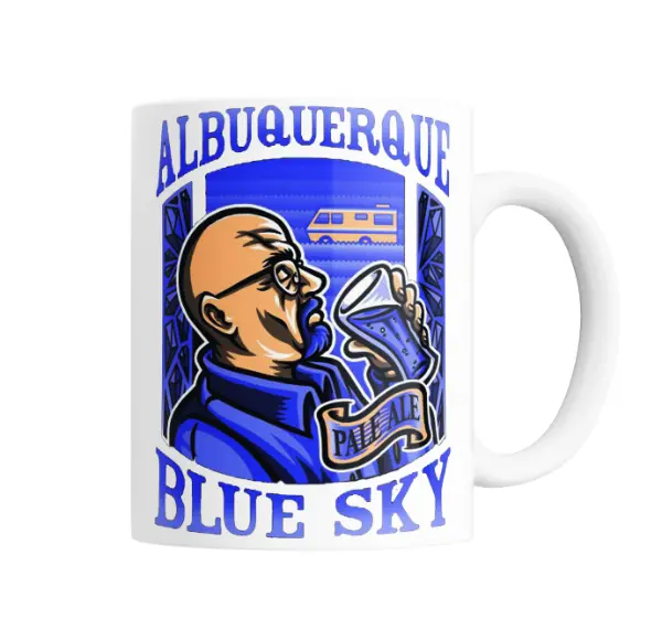 Taza de Cerámica Breaking Bad Albuquerque Blue Sky