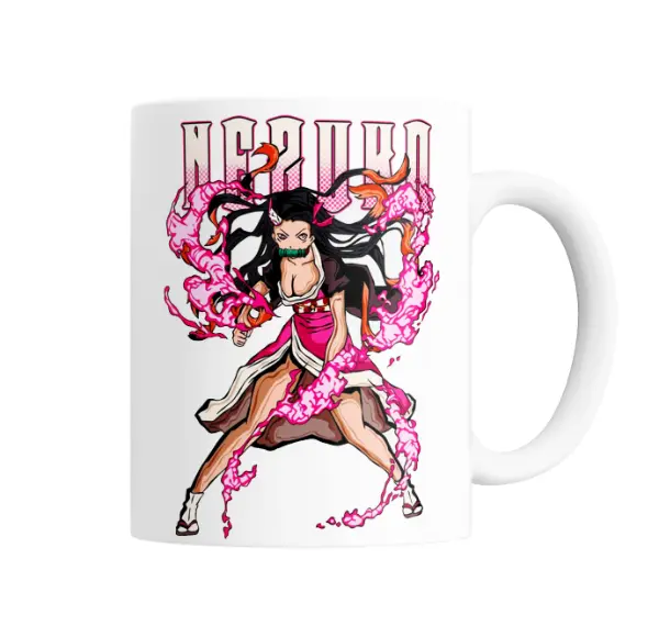 Taza de Cerámica Demon Slayer Nezuko Kamado Modo Demonio