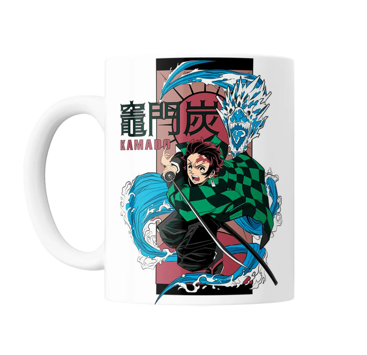 Taza de Cerámica Demon Slayer Tanjiro Kamado Agua - vista 2