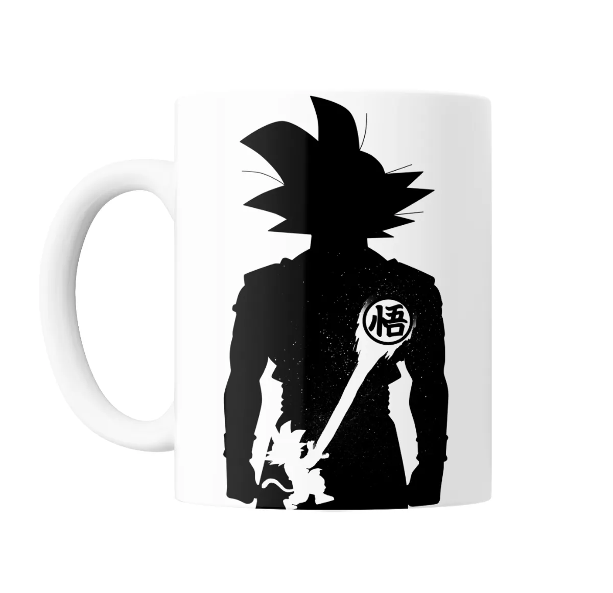 Taza de Cerámica Dragon Ball Goku Silueta con Bastón - vista 2