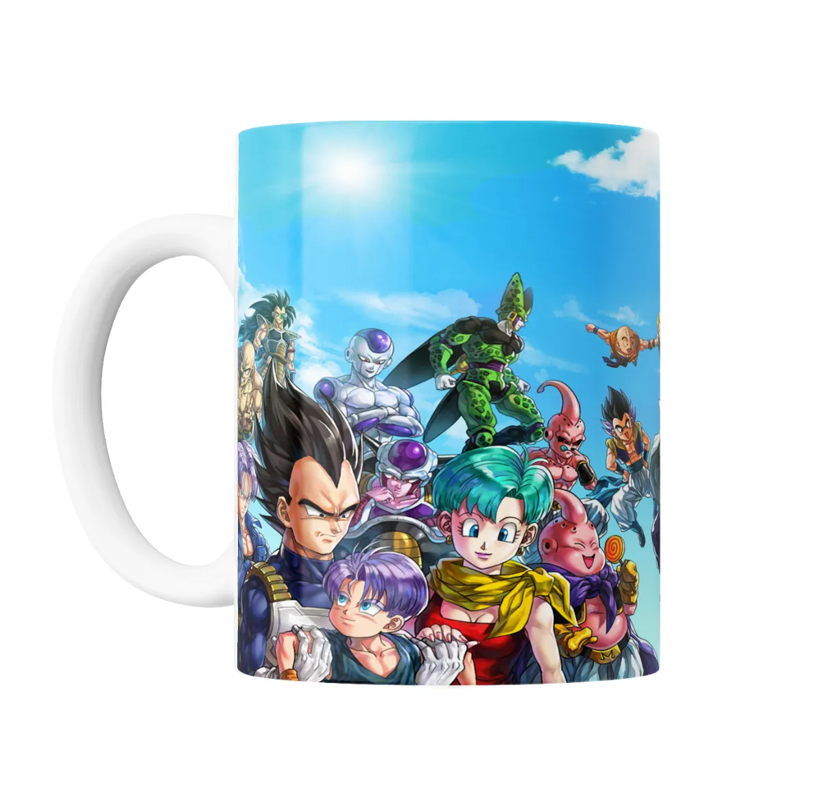 Taza de Cerámica Dragon Ball Goku Gohan Vegeta Piccolo Personajes - vista 2