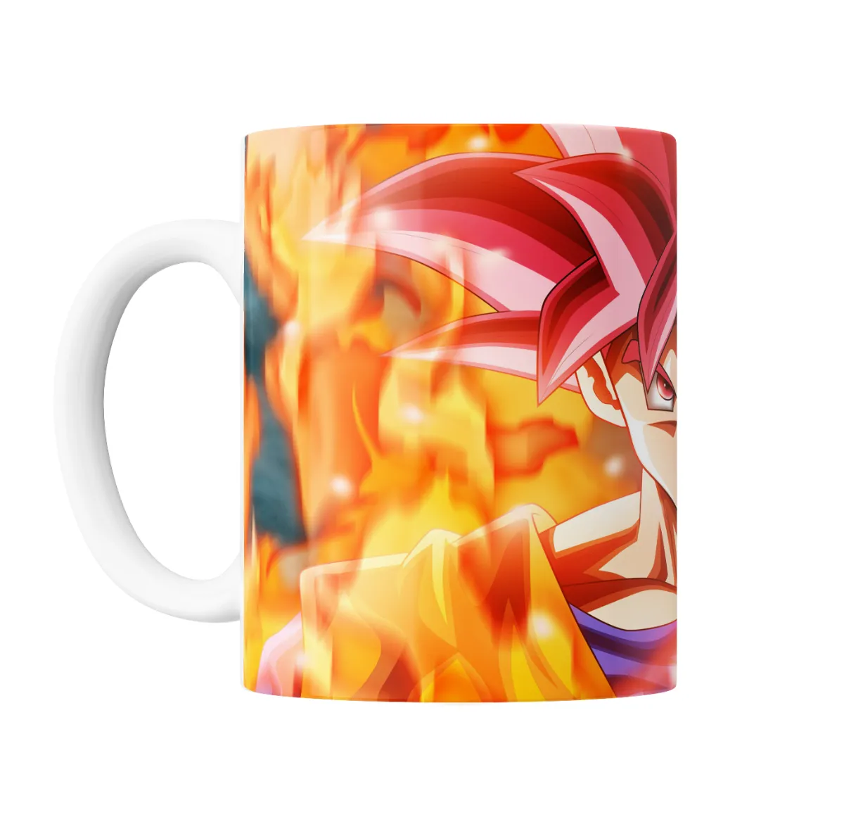 Taza de Cerámica Dragon Ball Goku Super Saiyan God - vista 2