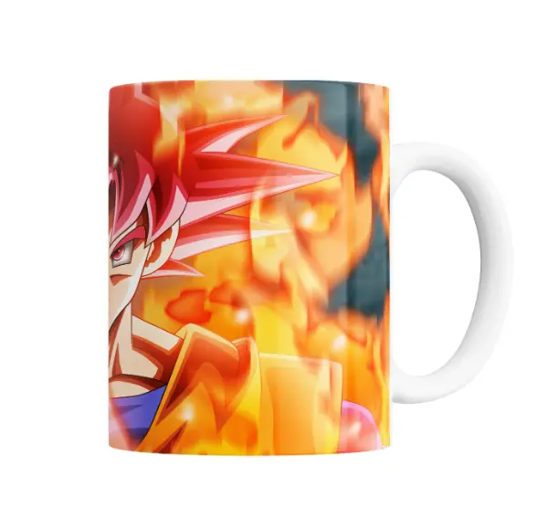 Taza de Cerámica Dragon Ball Goku Super Saiyan God