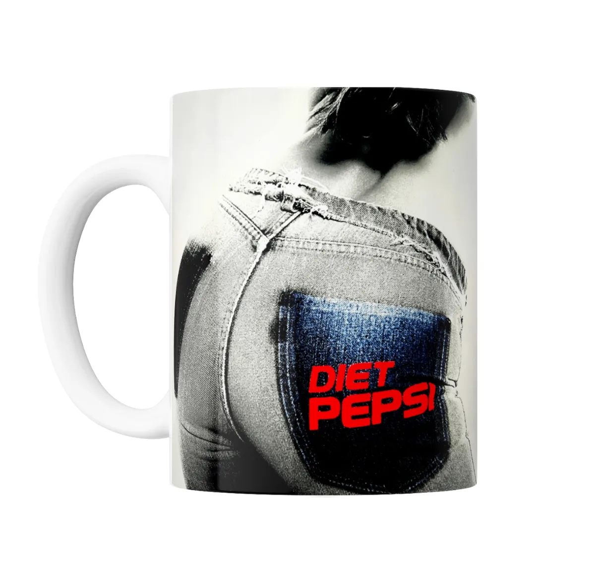 Taza de Cerámica Addison Rae Diet Pepsi Jeans Espalda - vista 2