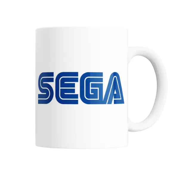 Taza de Cerámica Sega Logo Azul