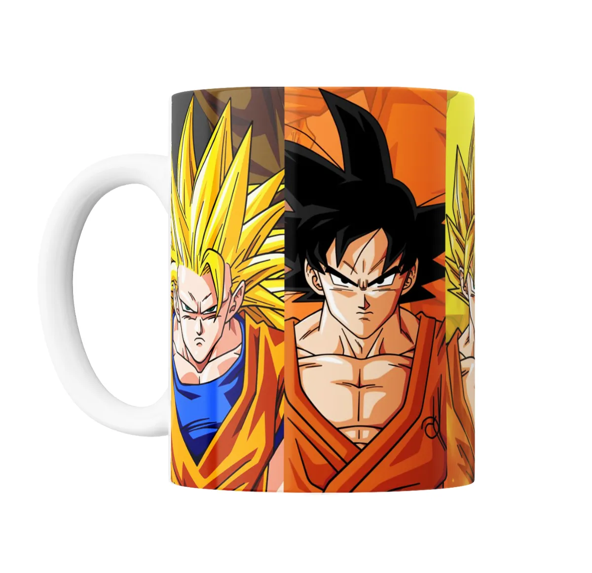 Taza de Cerámica Dragon Ball Goku Versiones Fases - vista 2