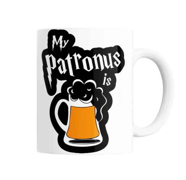 Taza de Cerámica Harry Potter My Patronus is Cerveza