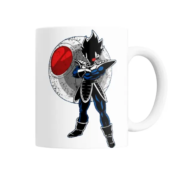 Taza de Cerámica Dragon Ball Vegeta Armadura Saiyajin
