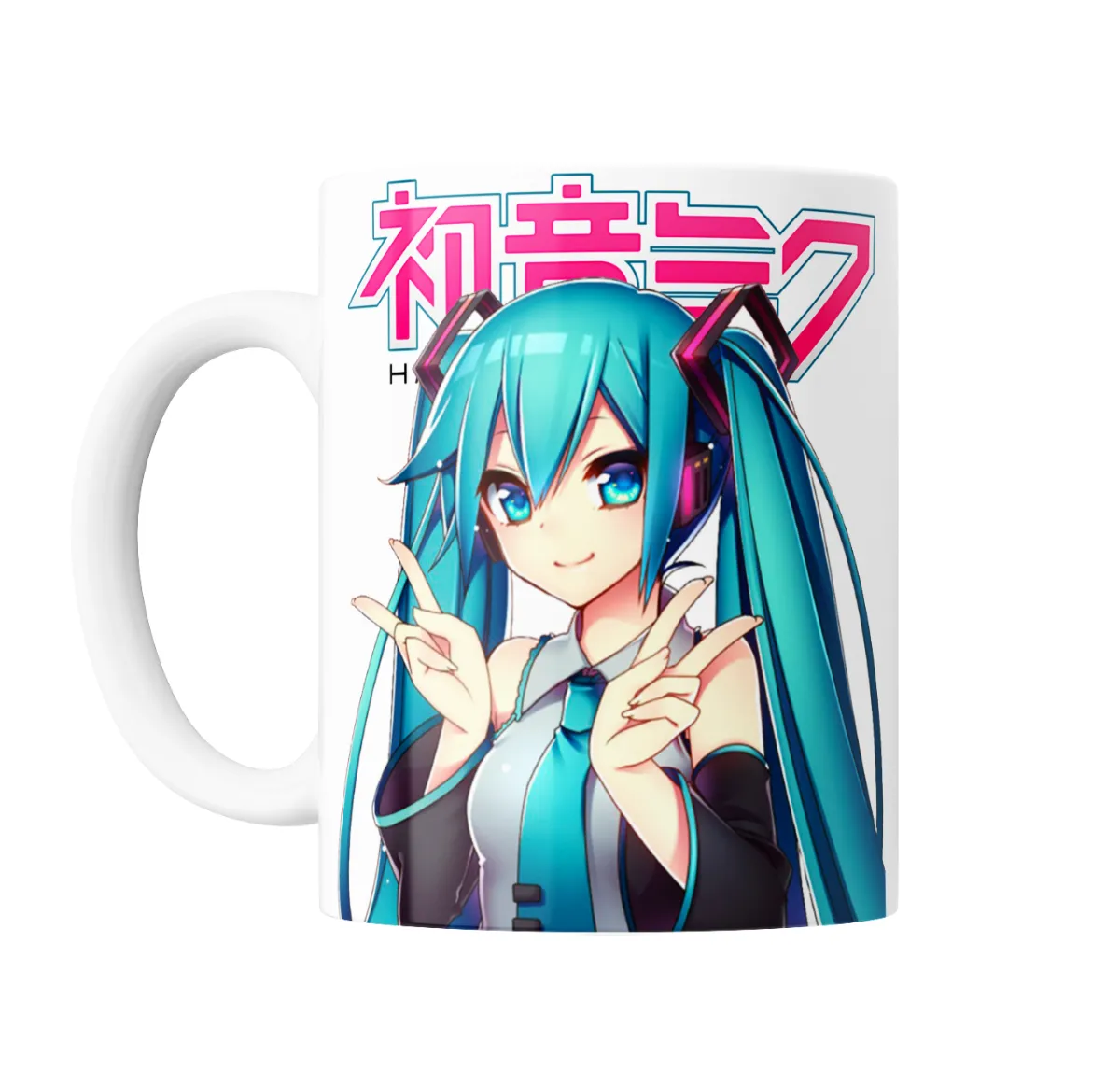 Taza de Cerámica Hatsune Miku Pose Victoria - vista 2