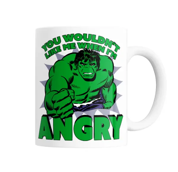 Taza de Cerámica Hulk You Wouldn't Like Me When I'm Angry