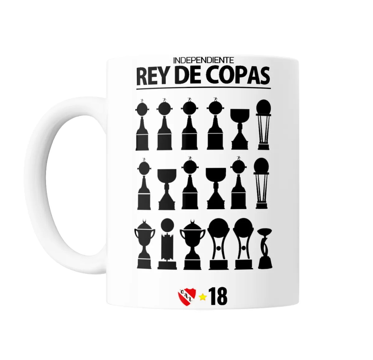 Taza de Cerámica Independiente Rey de Copas - vista 2