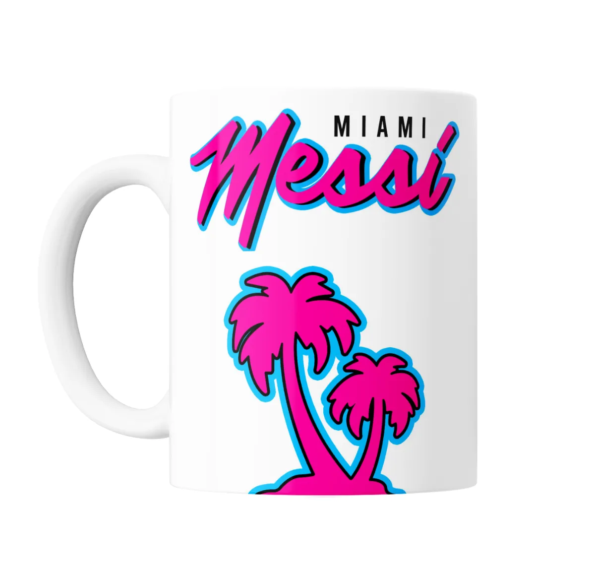 Taza de Cerámica Inter Miami Messi Palmeras Miami - vista 2