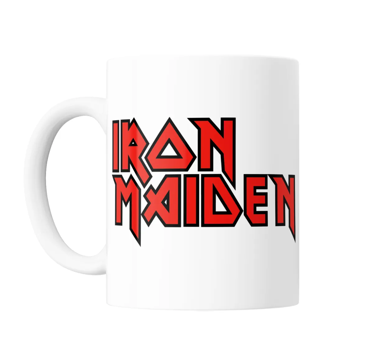 Taza de Cerámica Iron Maiden Logo Rojo - vista 2